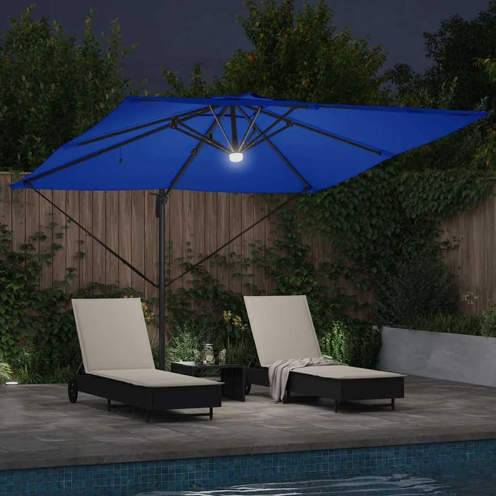 Roma Parasol Mėlyna 286 x 284 x 270 cm Aliuminis ir poliesteris