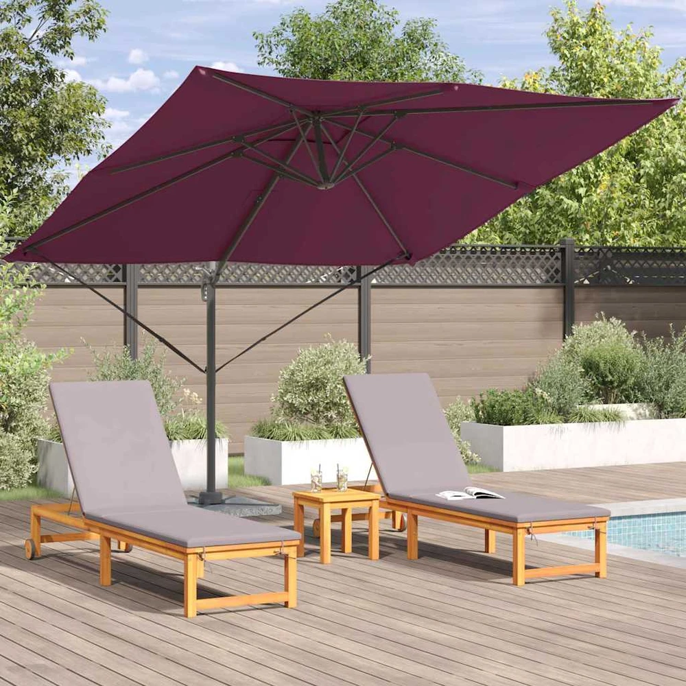 Roma Parasol Raudona 286 x 284 x 265 cm