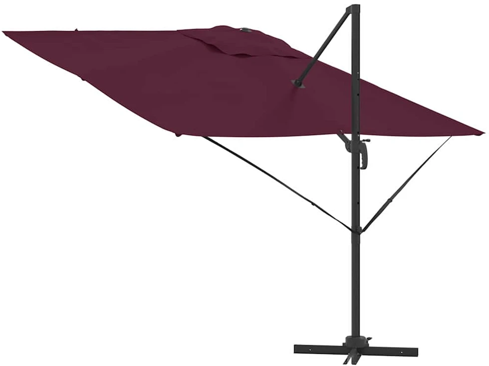 Roma Parasol Raudona 286 x 284 x 265 cm