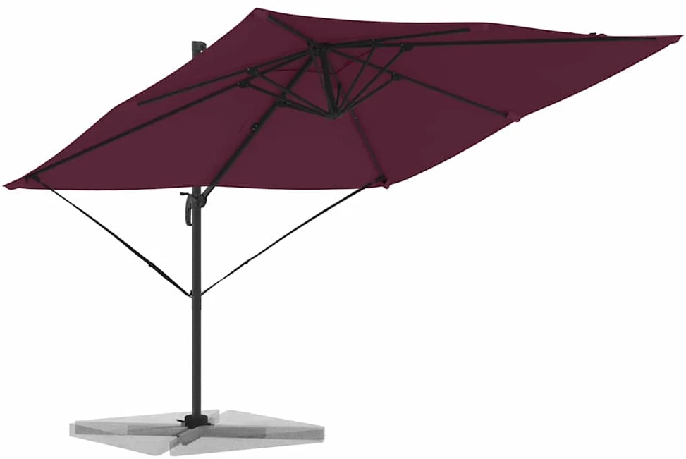 Roma Parasol Raudona 286 x 284 x 265 cm