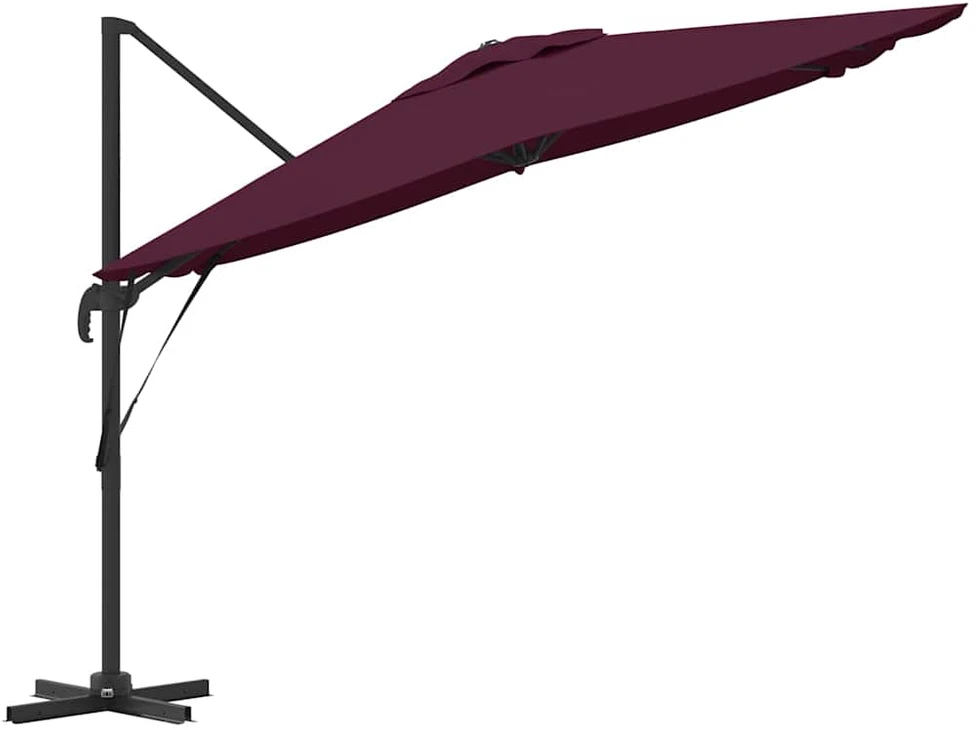 Roma Parasol Raudona 286 x 284 x 265 cm