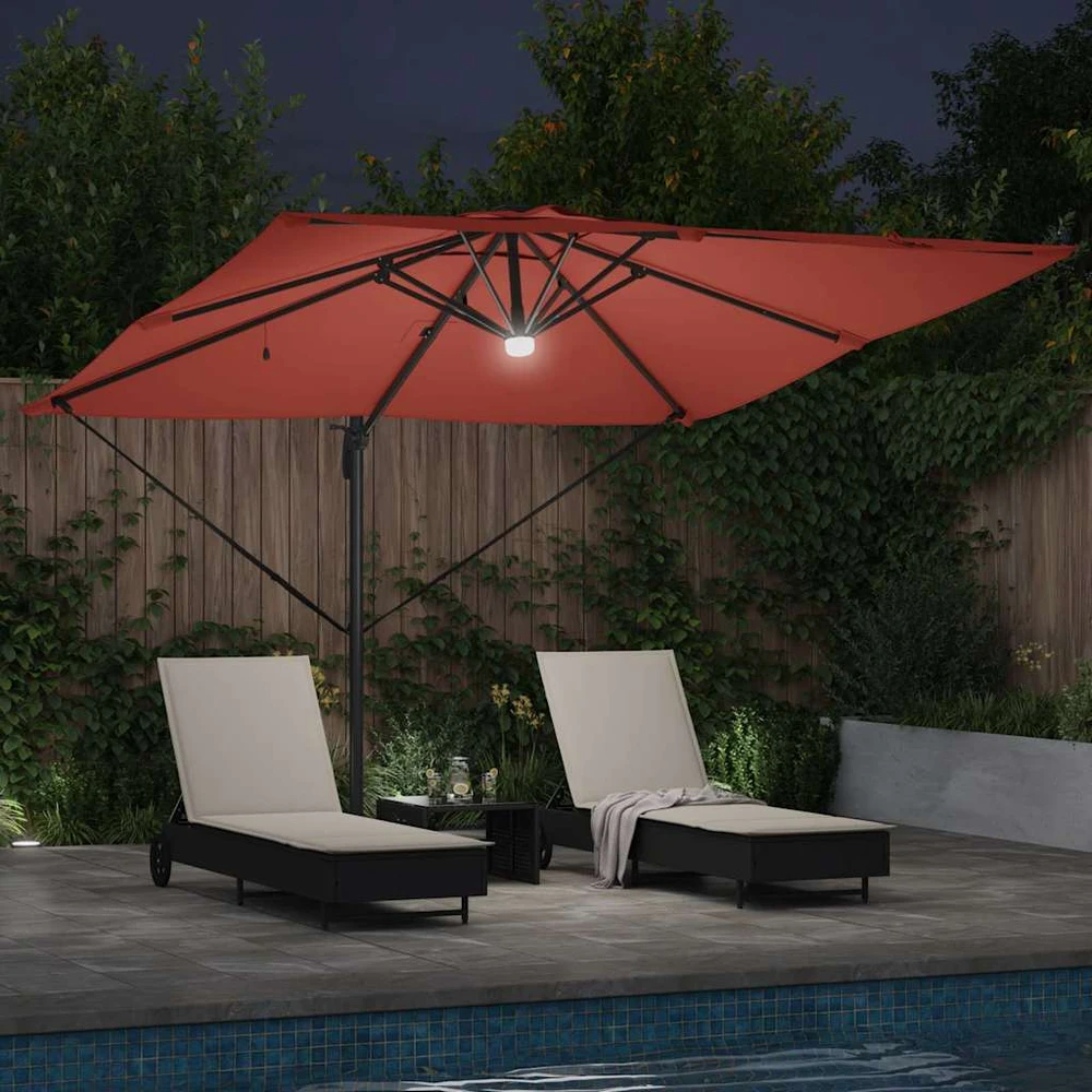 Roma Parasol Raudona 286 x 284 x 270 cm