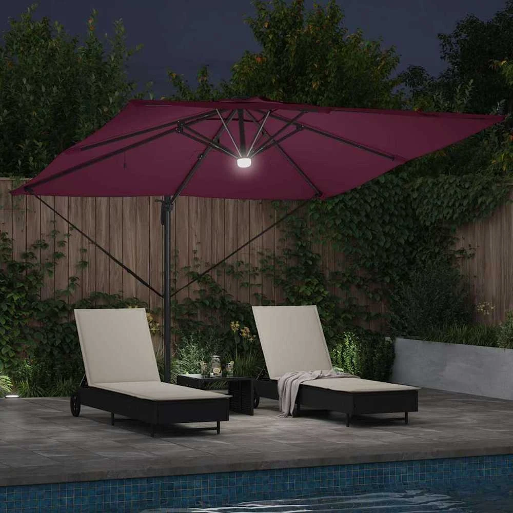 Roma Parasol Raudona 286 x 284 x 270 cm