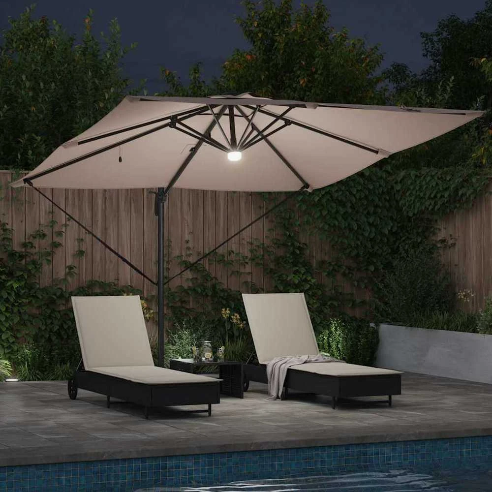 Roma Parasol 286 x 284 x 270 cm Aliuminis ir poliesteris