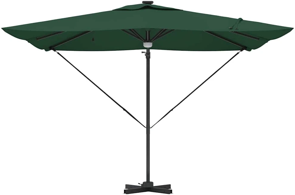 Roma Parasol Žalia 286 x 284 x 270 cm Aliuminis ir poliesteris