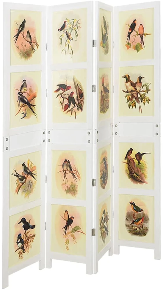 Romdivider Panel Balta 141,5 x 165 cm MDF plokštė