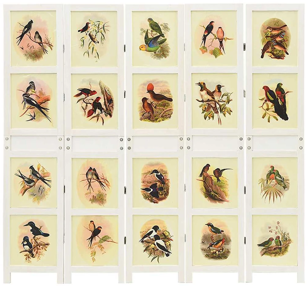 Romdivider Panel Balta 176,5 x 165 cm MDF plokštė