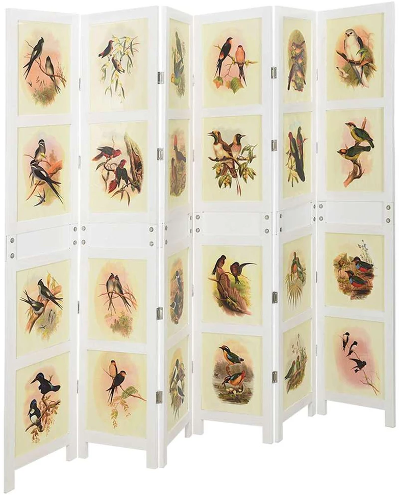 Romdivider Panel Balta 212 x 165 cm MDF plokštė