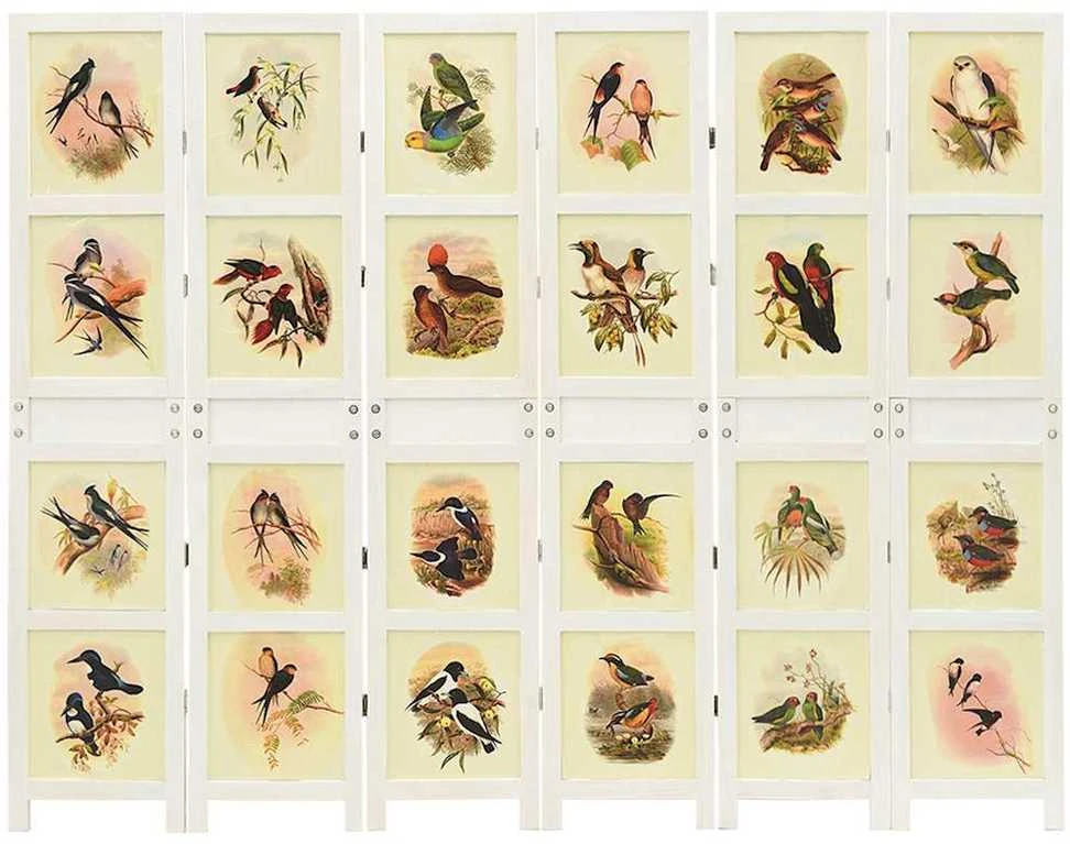 Romdivider Panel Balta 212 x 165 cm MDF plokštė