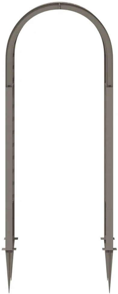 Rožių arka su spygliais PP Pilka