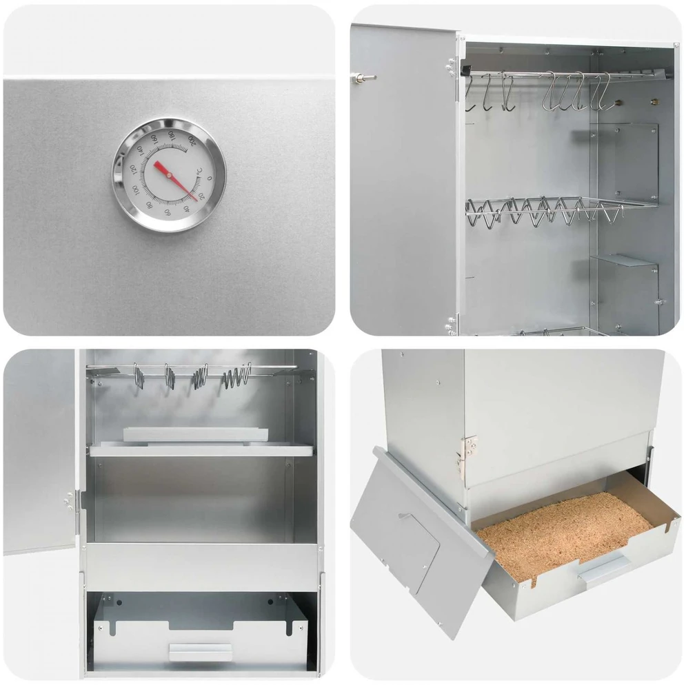 Rūkykla 3 vnt. 44,5 x 29 x 110 cm Galvanizuotas plienas