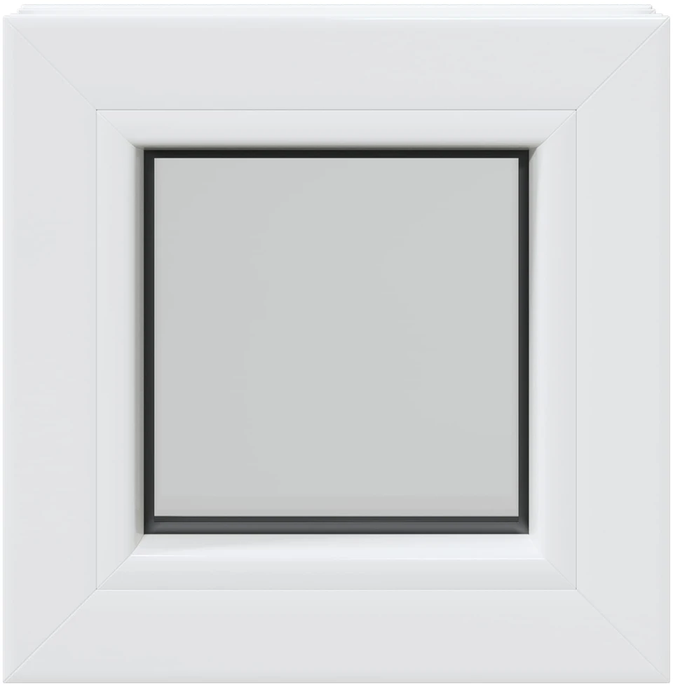 Rūsyje langas RISOR 30 x 30 cm PVC ir stiklas