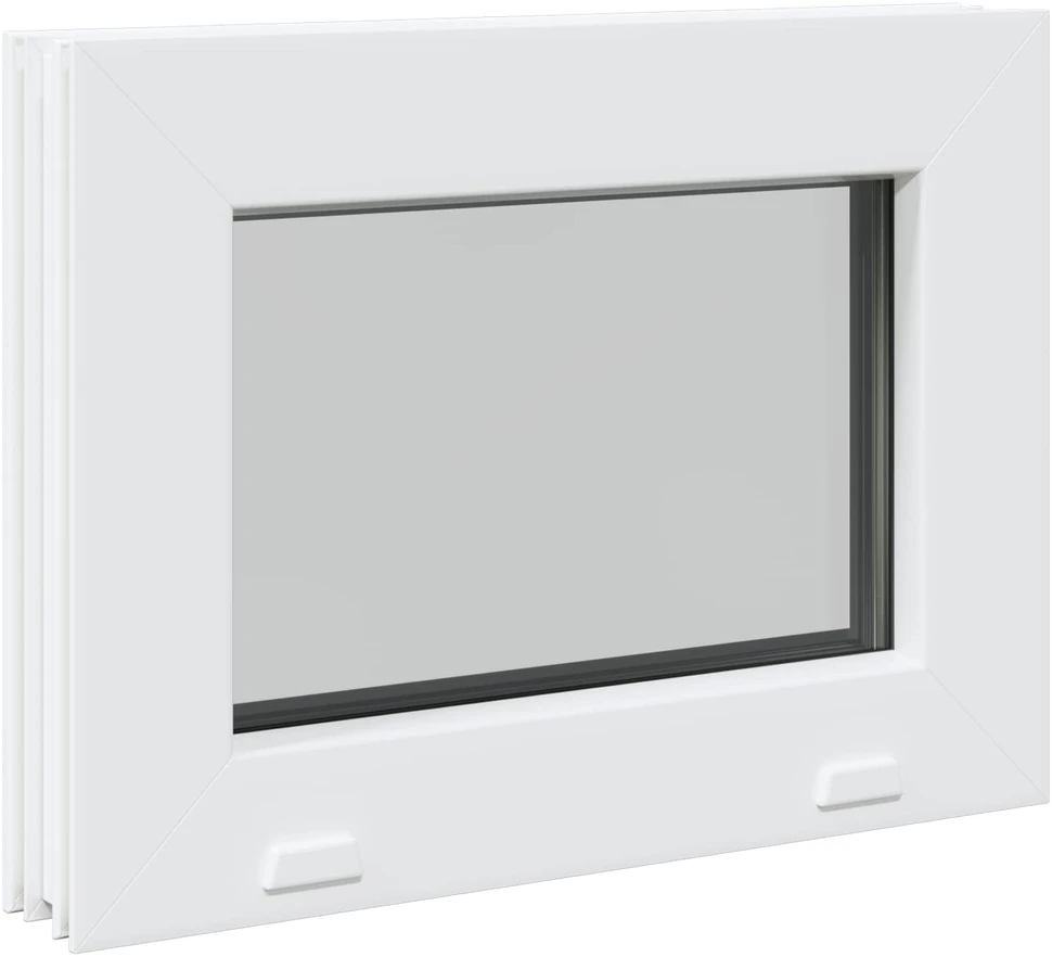 Rūsyje langas RISOR 40 x 30 cm PVC ir stiklas
