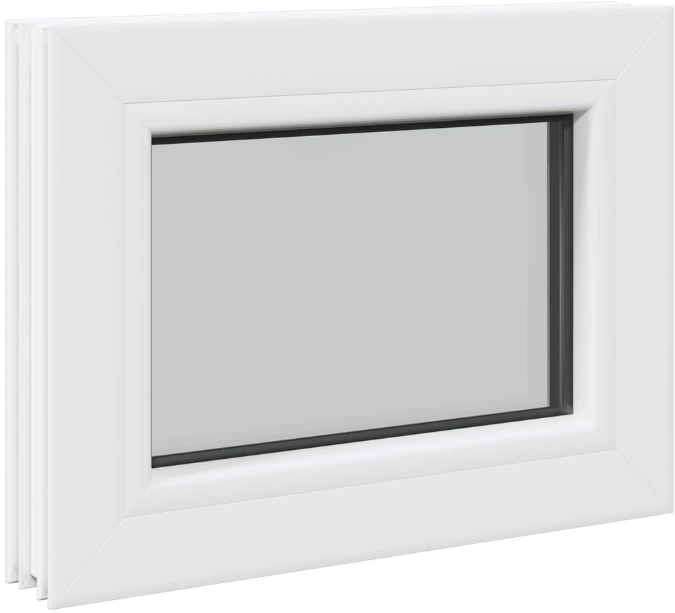 Rūsyje langas RISOR 40 x 30 cm PVC ir stiklas