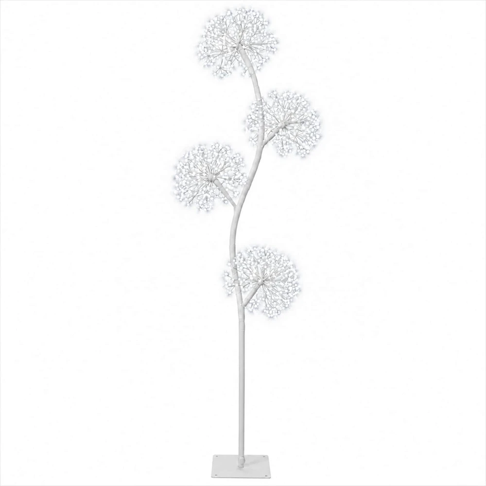 S formos LED kalėdinė eglutė Balta 18 x 18 x 150 cm Plienas