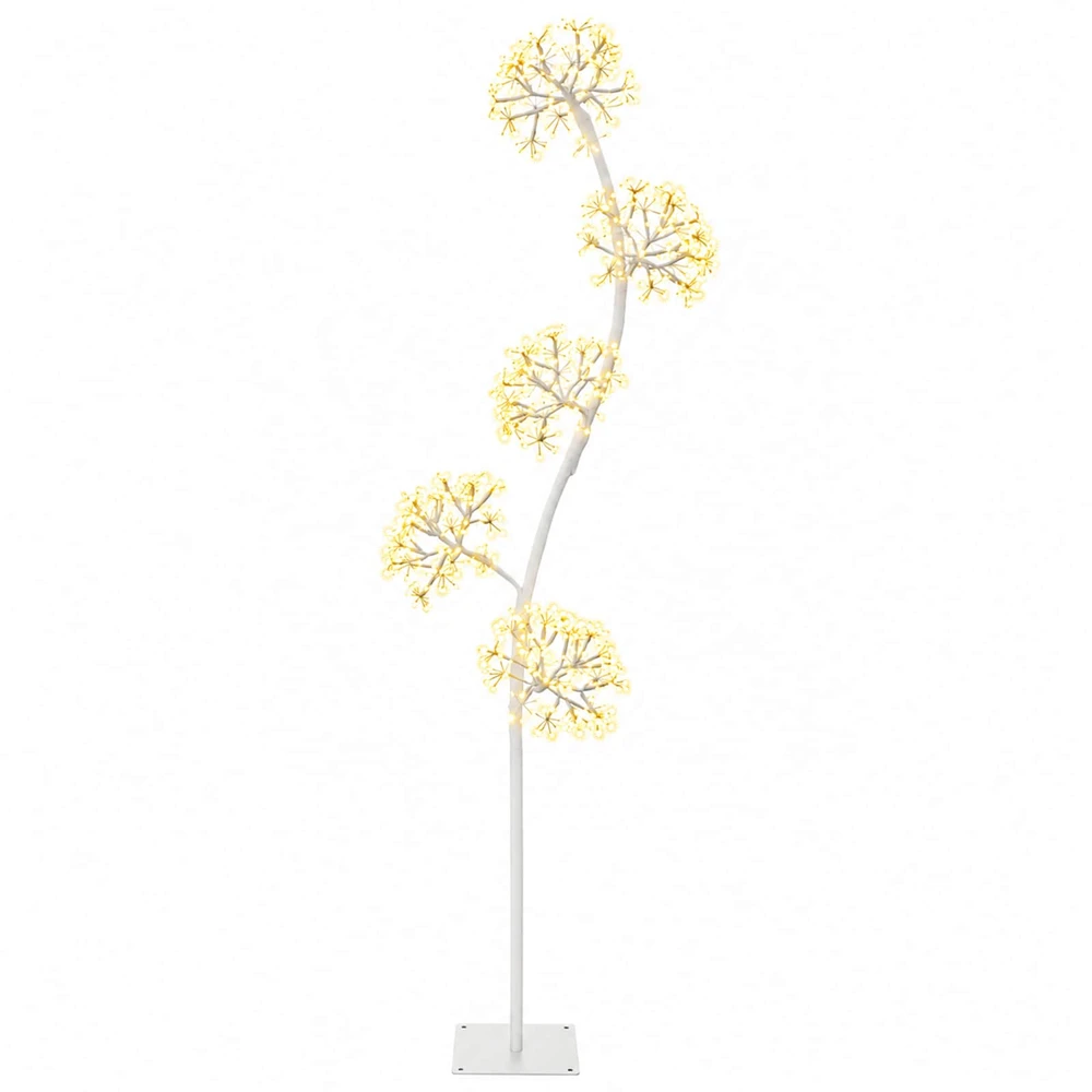 S formos LED kalėdinė eglutė Balta 20 x 20 x 175 cm Plienas