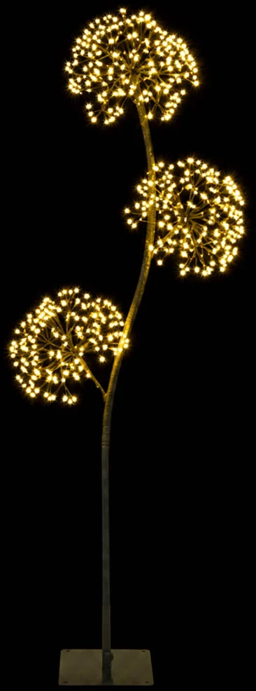 S formos LED kalėdinė eglutė Juoda 18 x 18 x 120 cm Plienas