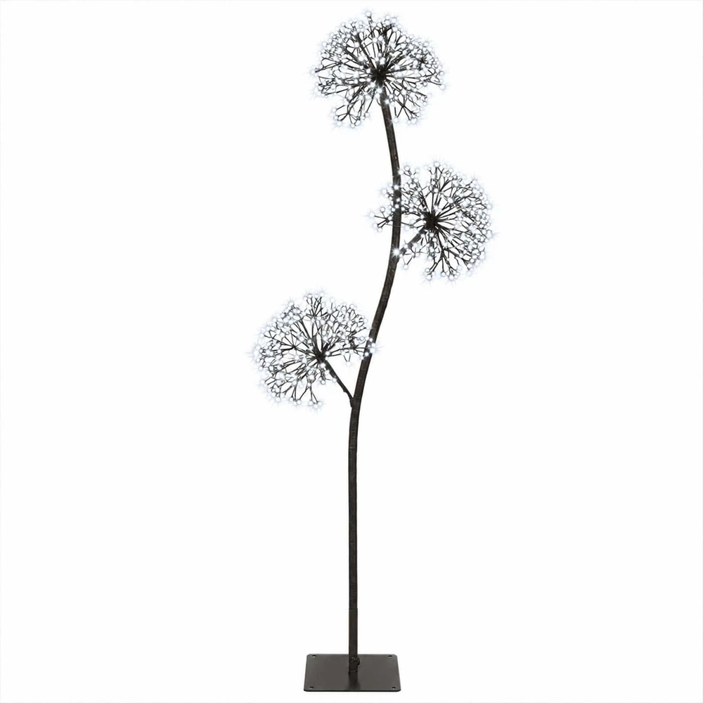 S formos LED kalėdinė eglutė Juoda 18 x 18 x 120 cm Plienas