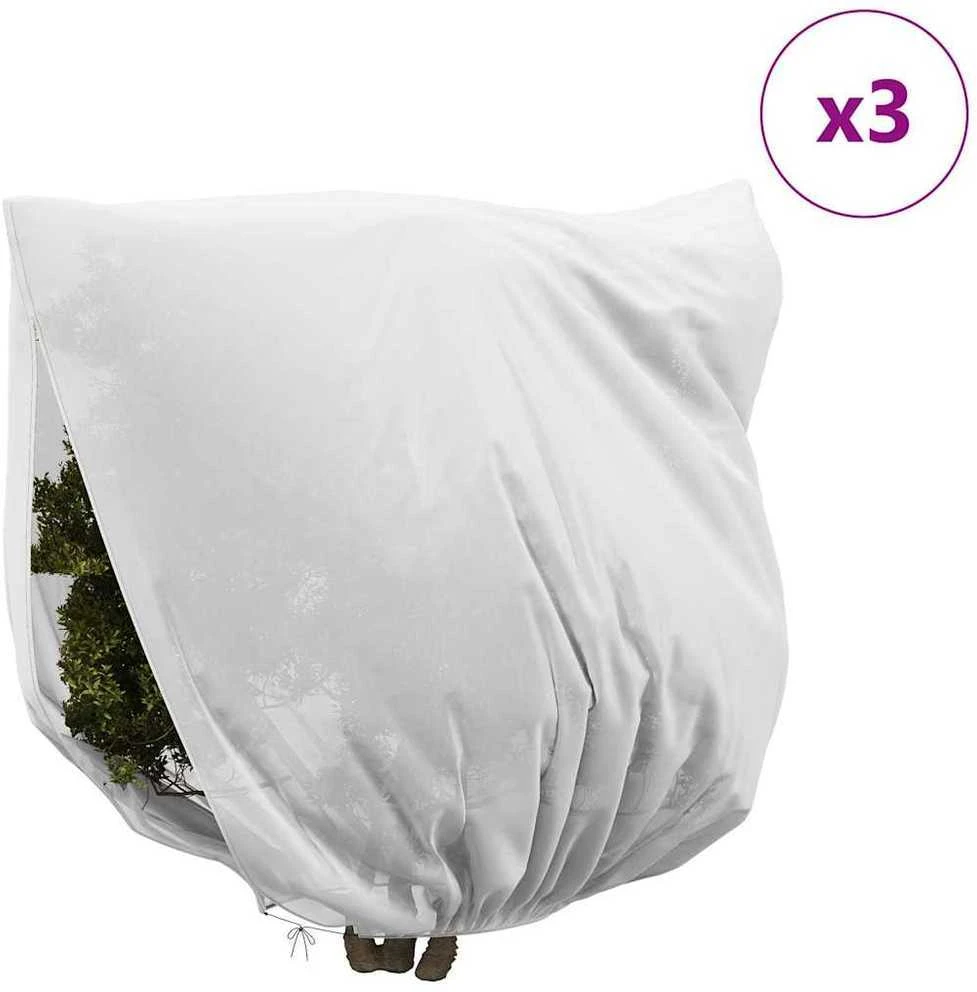 Šalčio Apsauginiai Augalų Fleece Dangčiai 3 vnt. Balta