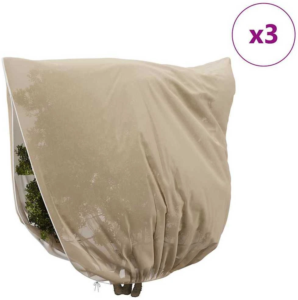 Šalčio Apsauginiai Augalų Fleece Dangčiai 3 vnt. Smėlio