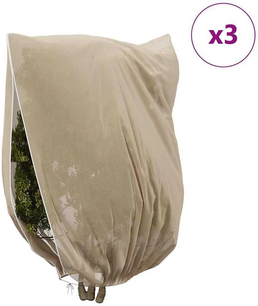 Šalčio Apsauginiai Augalų Fleece Dangčiai 3 vnt. Smėlio