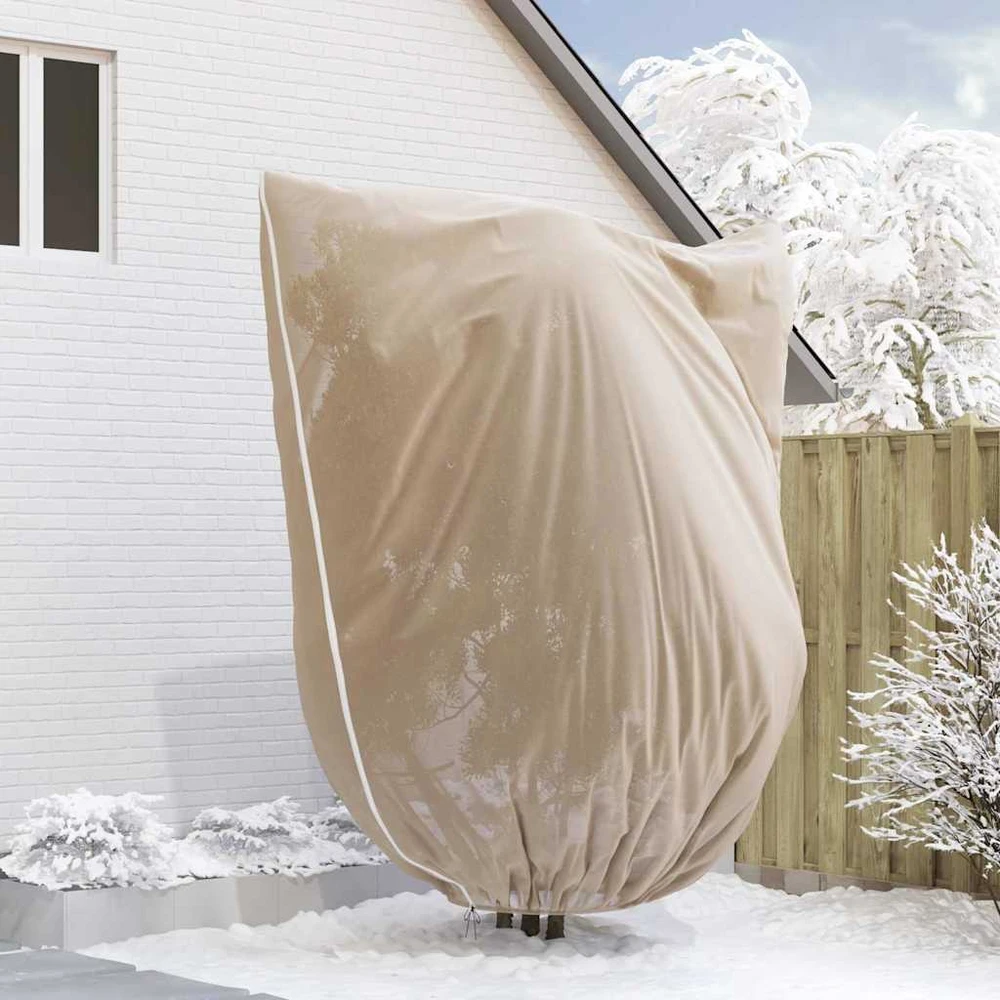 Šalčio Apsauginiai Augalų Fleece Dangčiai 3 vnt. Smėlio