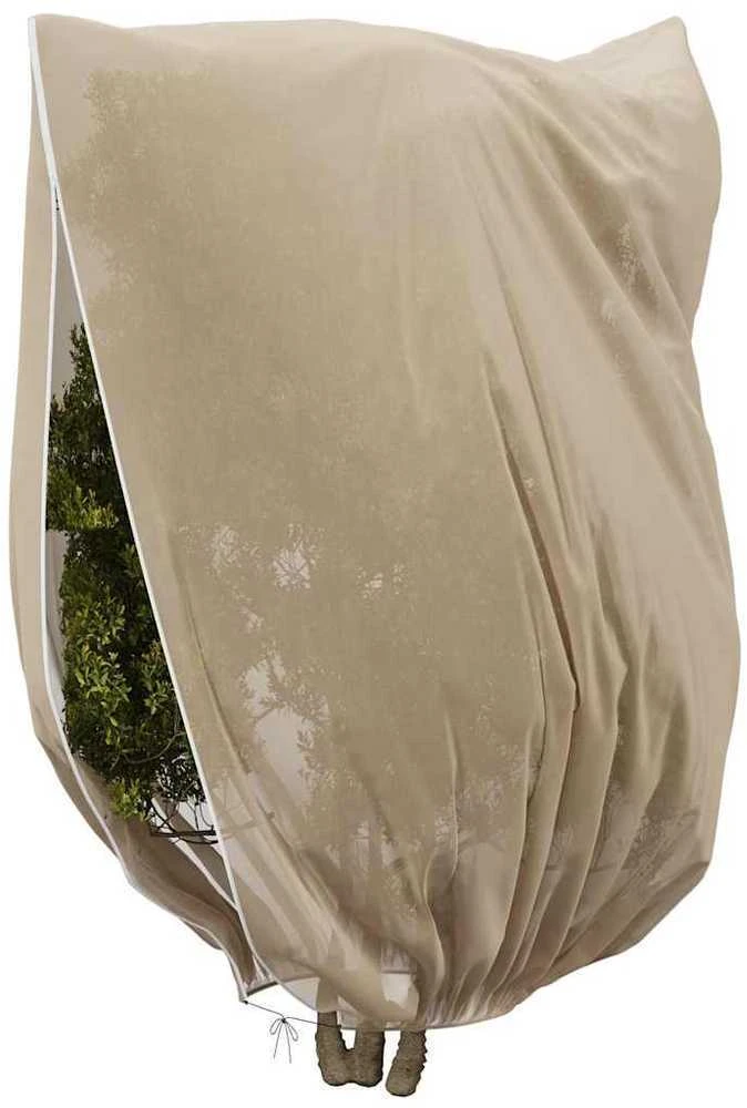 Šalčio Apsauginiai Augalų Fleece Dangčiai Smėlio 2,4 x 2 m