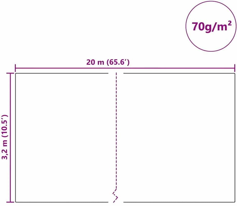Šalčio apsaugos augalų flisas Balta 20 x 3,2 m