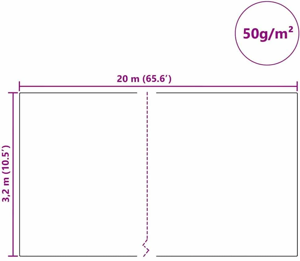 Šalčio apsaugos augalų flisas Smėlio 20 x 3,2 m
