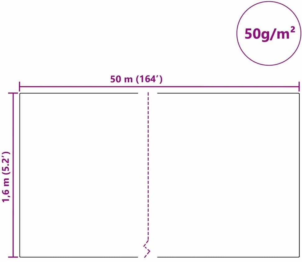 Šalčio apsaugos augalų flisas Smėlio 50 x 1,6 m