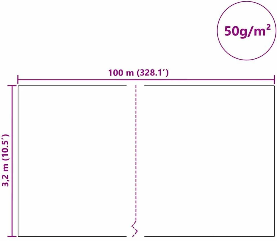Šalčio apsaugos augalų flisas Žalia 100 x 3,2 m
