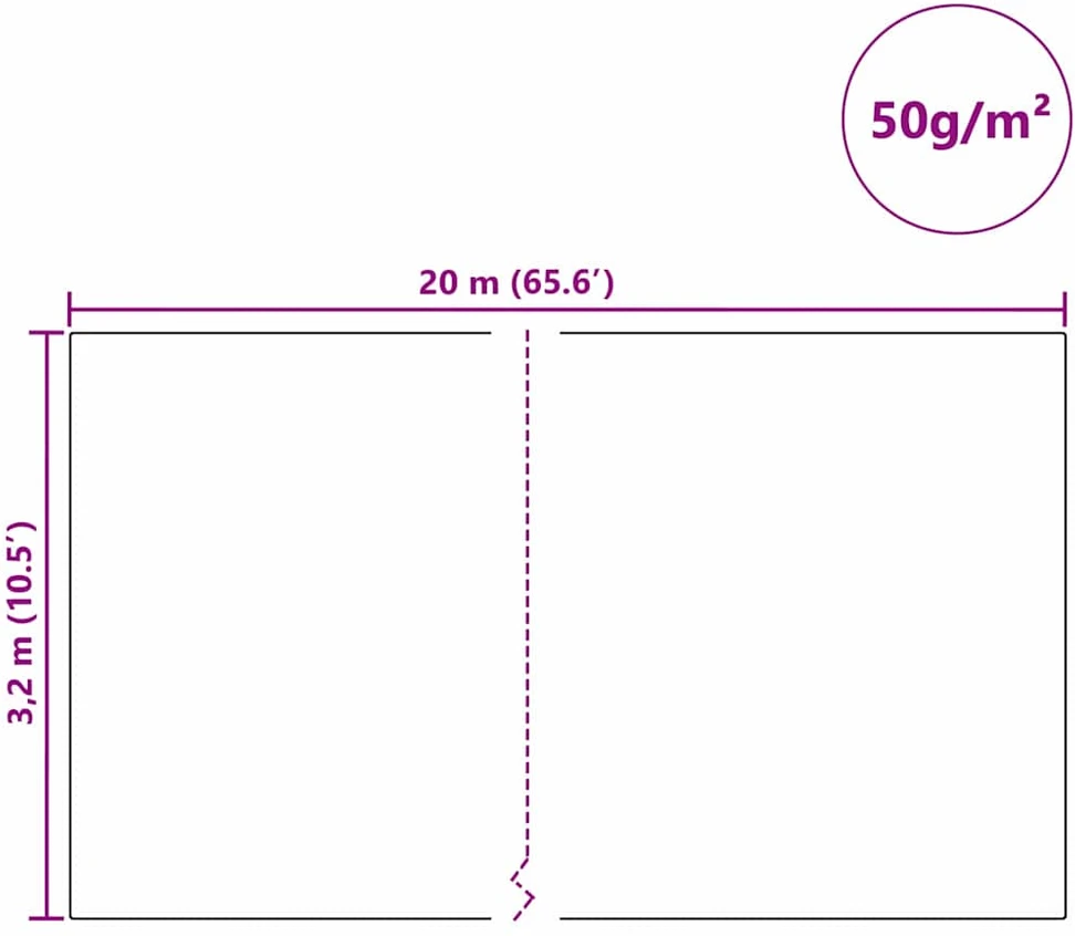 Šalčio apsaugos augalų flisas Žalia 20 x 3,2 m