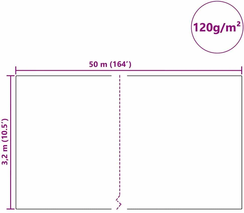Šalčio apsaugos augalų flisas Žalia 50 x 3,2 m