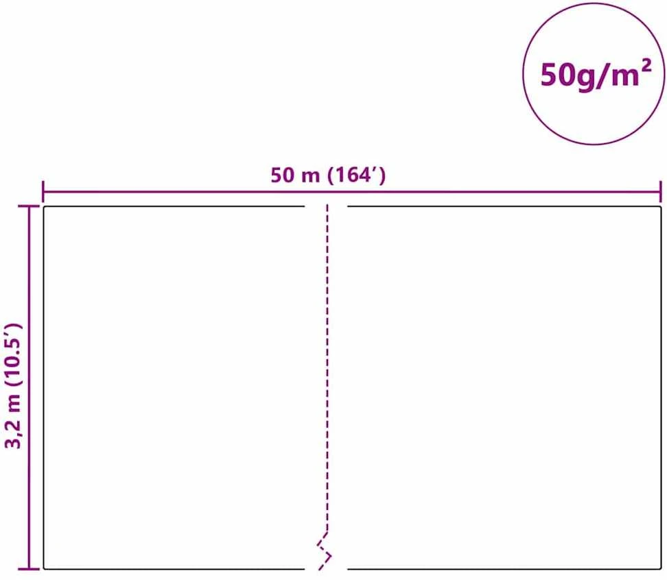 Šalčio apsaugos augalų flisas Žalia 50 x 3,2 m