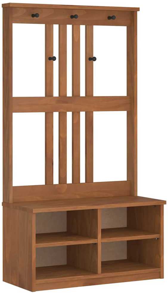 salės medis "SANDNES" 87x40x159,5 pušies masyvo