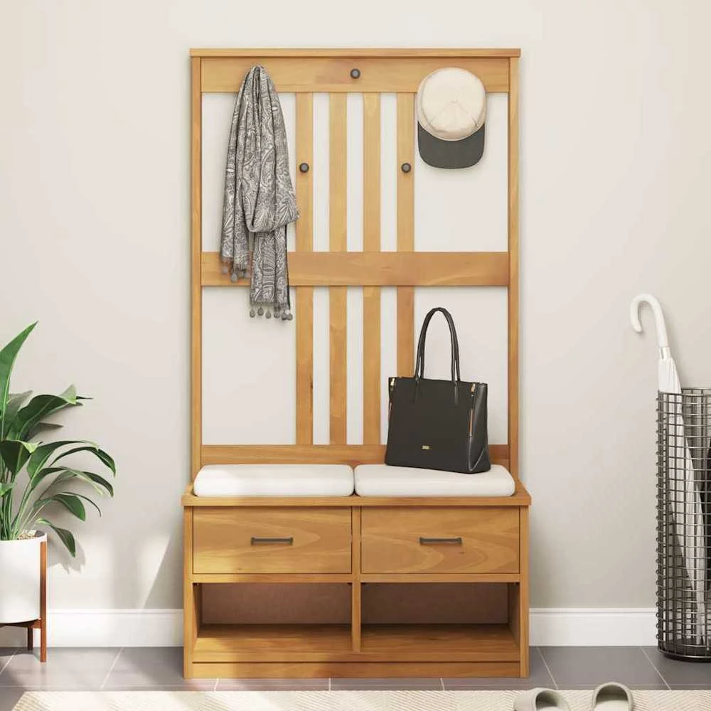 salės medis "SANDNES" 87x40x159,5 pušies masyvo