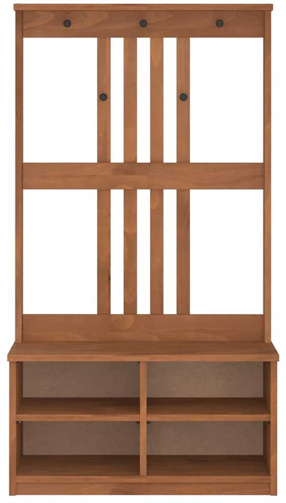salės medis "SANDNES" 87x40x159,5 pušies masyvo