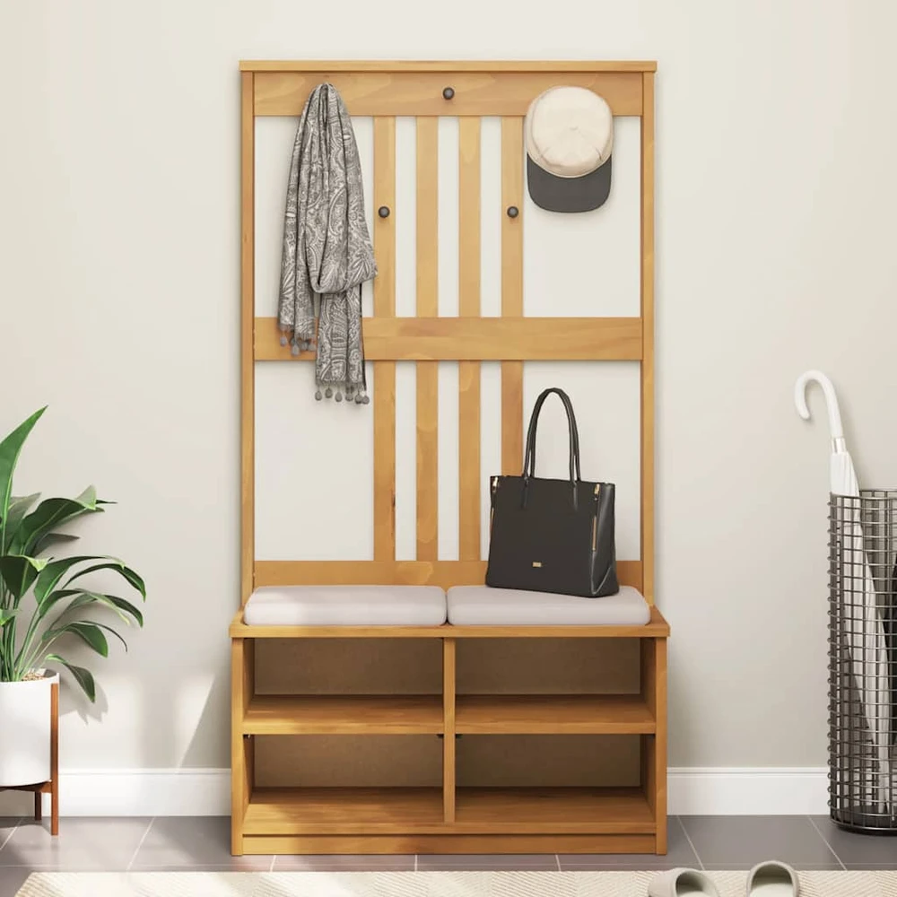 salės medis "SANDNES" 87x40x159,5 pušies masyvo