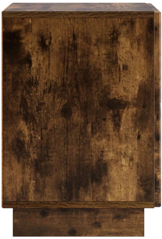 Naktinė spintelė 2 vnt. Dūminio ąžuolo 33,5 x 34,5 x 50 cm