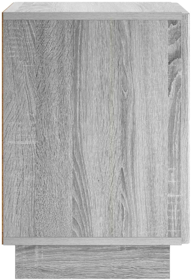 Šalia lovos spintelė 2 pcs Pilka Sonoma 33,5 x 34,5 x 50 cm