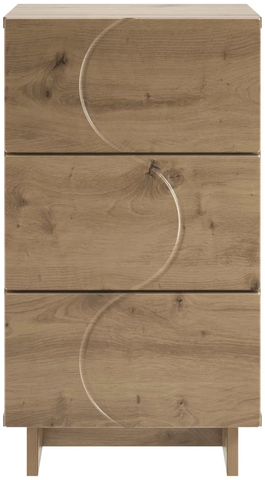 Šalia lovos spintelė 2 vnt. Artisan ąžuolo 33,5 x 34,5 x 60 cm