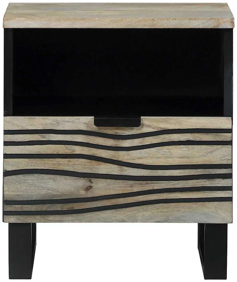 Šalia lovos spintelė 2 vnt. Balta 40 x 33 x 46 cm