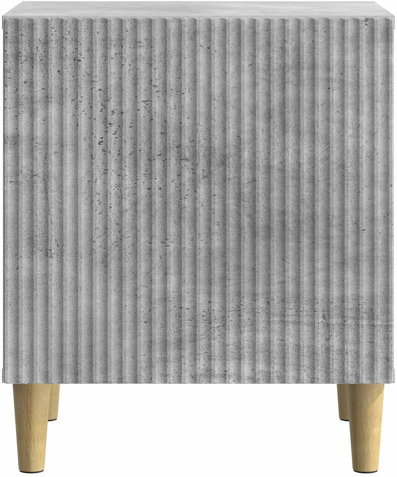 Šalia lovos spintelė 2 vnt. Betono pilka 43 x 34,5 x 50 cm