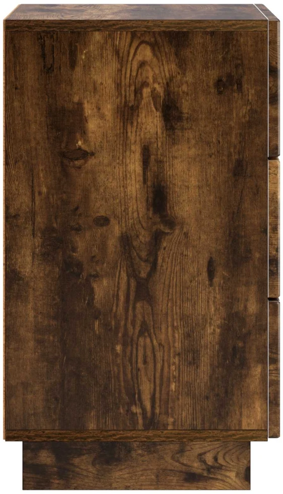 Šalia lovos spintelė 2 vnt. Dūminio ąžuolo 33,5 x 34,5 x 60 cm