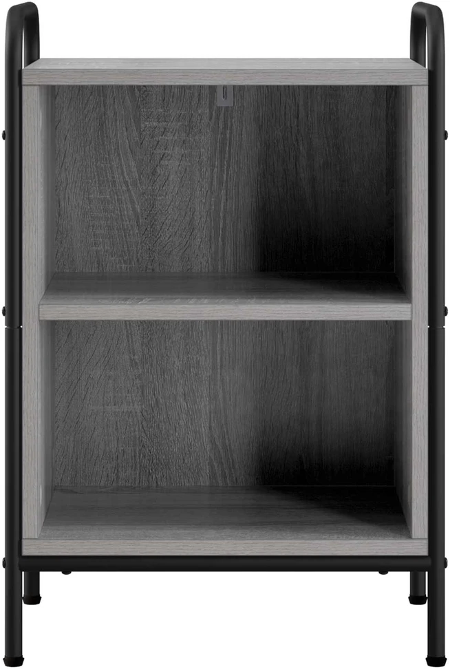 Šalia lovos spintelė 2 vnt. Pilka Sonoma 40 x 30 x 60 cm