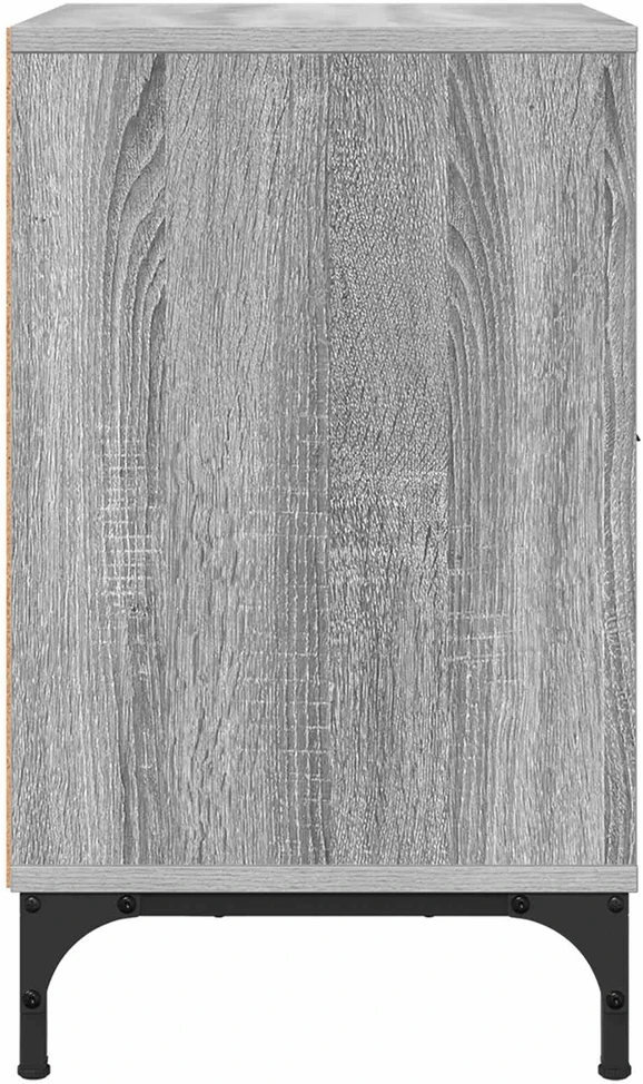 Šalia lovos spintelė 2 vnt. Pilka sonoma ąžuolo 49 x 36 x 61 cm