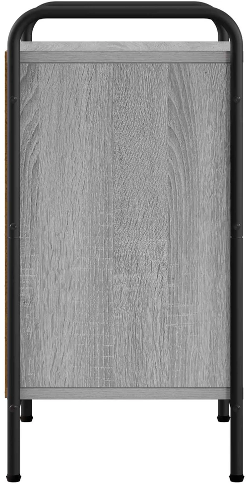 Šalia lovos spintelė 2 vnt. Pilka Sonoma 40 x 30 x 60 cm