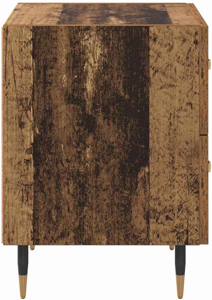 Šalia lovos spintelė 2 vnt. Senas medis 40 x 35 x 47,5 cm