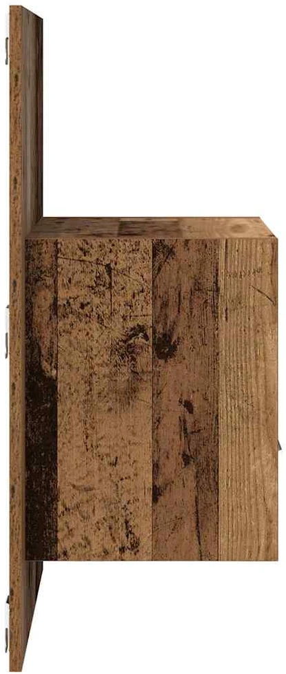 Šalia lovos spintelė 2 vnt. Senas medis 50 x 32.5 x 80cm
