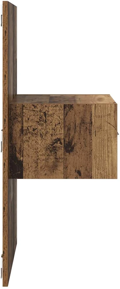 Šalia lovos spintelė 2 vnt. Senas medis 50 x 32,5 x 80cm